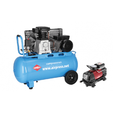 Kompresor Tlačni HL 340-90 + Mini Kompresor 12V za 1kn