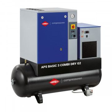 Kompresor vijčani APS 3 Basic G2 Combi Dry 10 bar 3 KM/2.2 kW 294 l/min 200 l