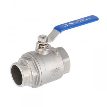 Kuglasti ventil 2" s navojem od nehrđajućeg čelika