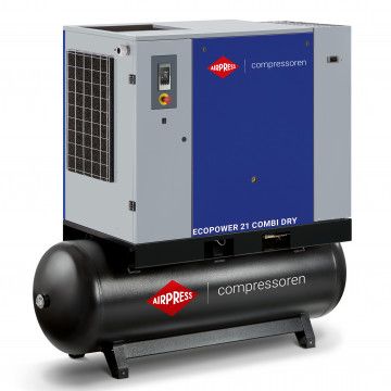Kompresor vijčani EcoPower 20B Combi Dry 10 bar 20 KS/15 kW 2310 l/min 500 l