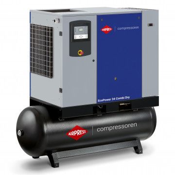 Kompresor vijčani EcoPower 35D Combi Dry 10 bar 35 KS/26 kW 3726 l/min 500 l