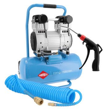 Tih kompresor LMO 25-250 + set s pištoljem za puhanje i pneumatskom cijevi