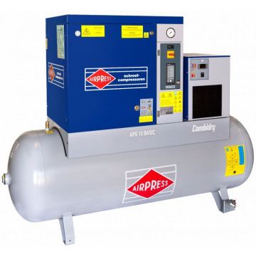 Kompresor vijčani APS 15 Basic Combi Dry 10 bar 15 KM/11 kW 1416 l/min 500 l