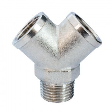 Tee Y 1/8" 1x vanjski 2x unutarnji